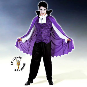 Genie Halloween Costumes on Normal Costume Vampire Dracula Gilet Chemise Col A Jabot Blanc Cape