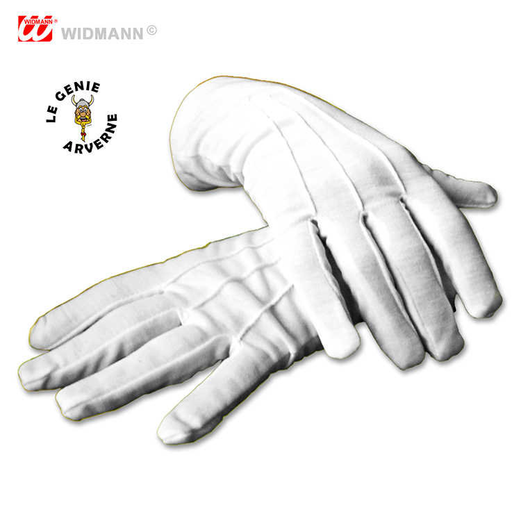 Gants blancs en coton  Le Géant des Beaux-Arts - N°1 de la vente